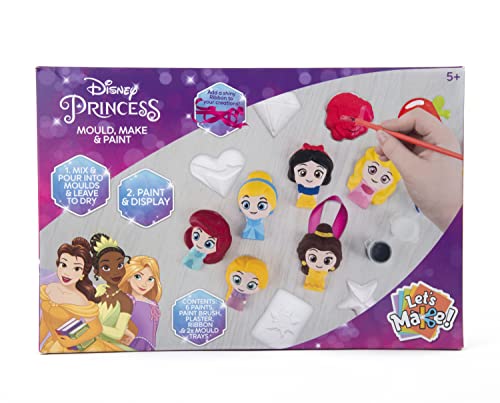 Disney Princess Sambro Gipsform, Gipsfiguren und Zubehör für Signatur, Kunst und Handwerk, ab 5 Jahren von Disney Princess