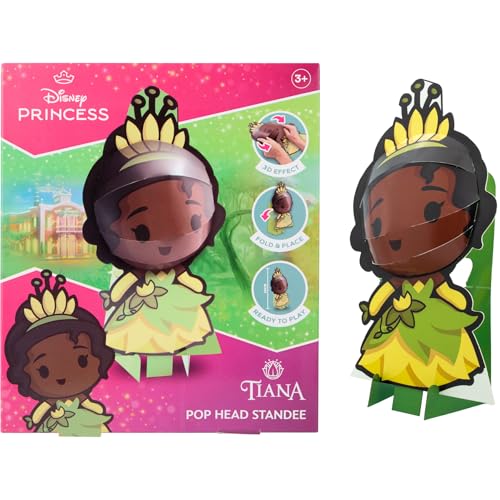 Disney Princess Tiana Figur - 3D Pop Head 30 cm - Beauty and The Beast - Sammelfigur - Spielzeug Geschenkidee (DPT24336) von Disney Princess