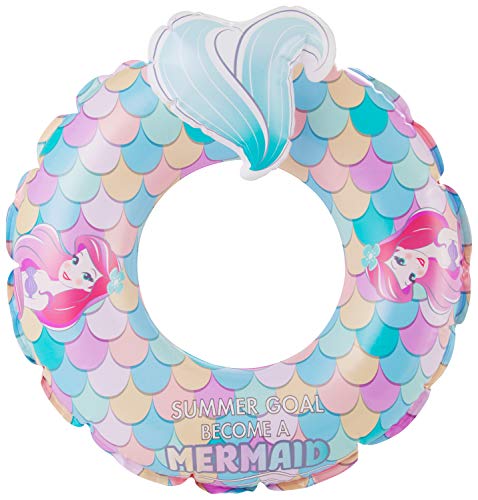 Disney Prinzessin Disney Ariel Outdoor Aufblasbarer Schwimmring, Pool Schwimmer, Wasser Spaß Sommer Strand Spielzeug für Kinder, Mehrfarbig von Disney