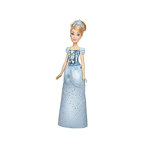 Disney Prinzessin Schimmerglanz Cinderella Puppe, Modepuppe mit Rock und Accessoires, Spielzeug für Kinder ab 3 Jahren von Disney Princess