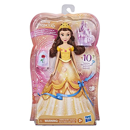 Disney Prinzessin Überraschungsstyles Belle Modepuppe mit 10 Modeaccessoires, Spielzeug mit Überraschungen für Mädchen ab 3 Jahren Disney Prinzessin Überraschungsstyles Belle Modepuppe mit 10 Modeaccessoires, Spielzeug mit Überraschungen für Mädchen ab 3 Jahren von Disney Princess