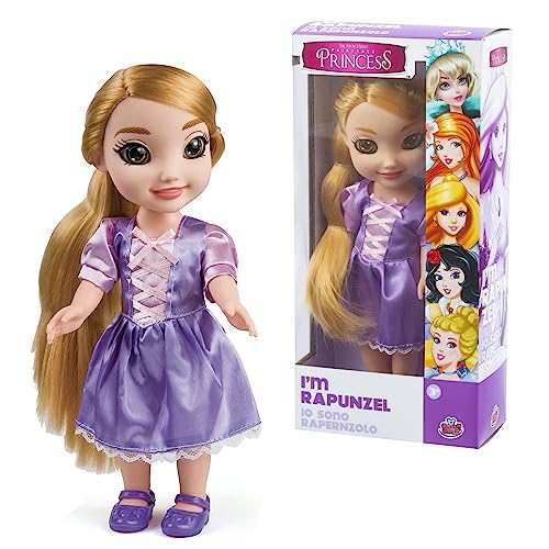 FAIRYTALE PRINCESS, Puppe 25 cm, mit Prinzessin Outfit und Zubehör, Rapunzel, Spielzeug für Kinder ab 3 Jahren, FAT002 von FAIRYTALE PRINCESS