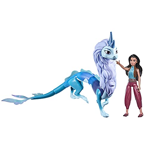 Hasbro Disney Prinzessinnen Raya und der letzte Drache Wasserspaß Raya und Sisu Drache, Wasserspielzeug für Kinder ab 3 Jahren F2941 Mehrfarbig von Disney Princess