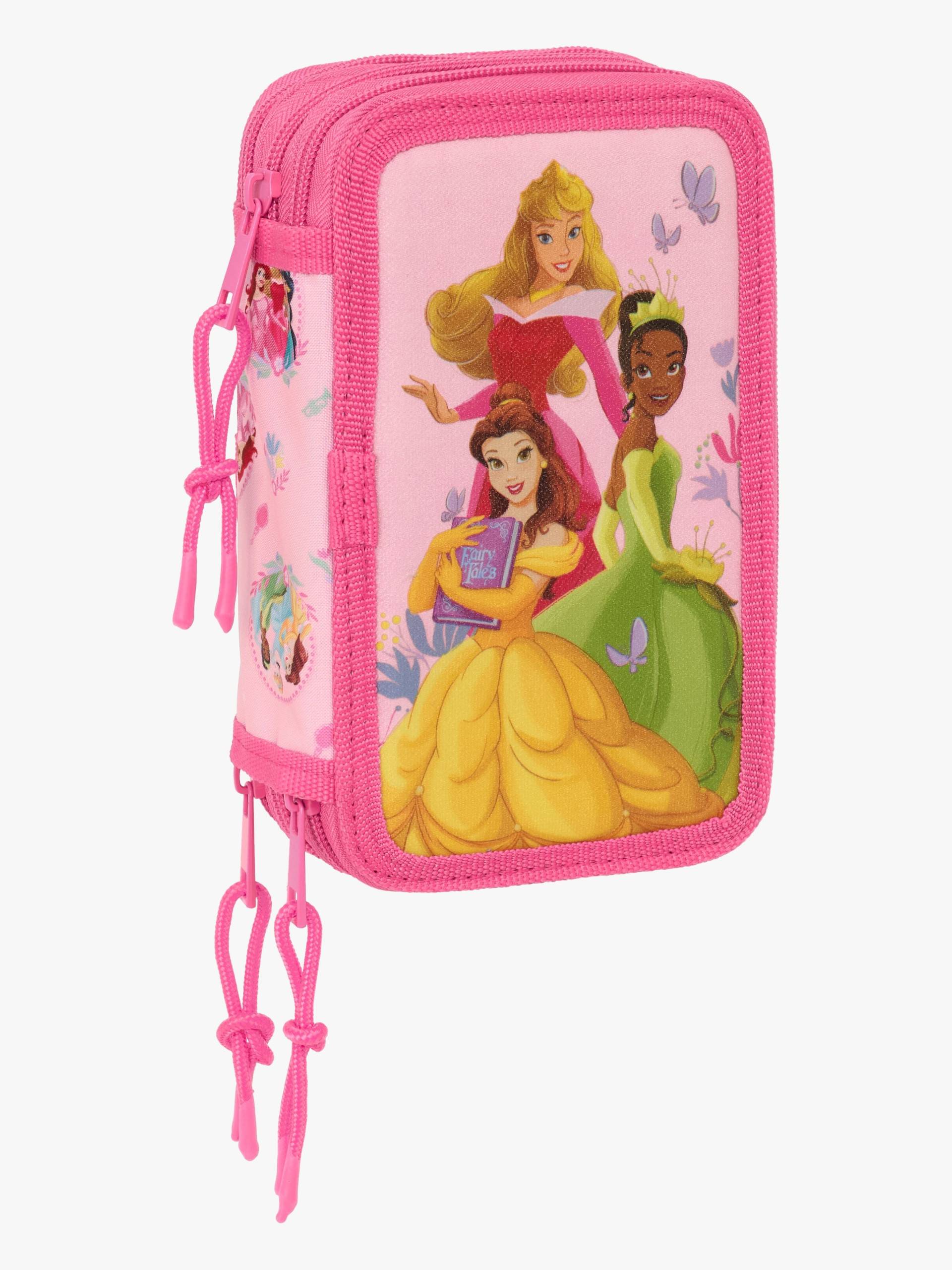 Disney Prinzessinnen Gefülltes Dreifach-Federmäppchen 37 Teile, Rosa Disney Prinzessinnen Gefülltes Dreifach-Federmäppchen 37 Teile, Rosa von Disney Prinzessin