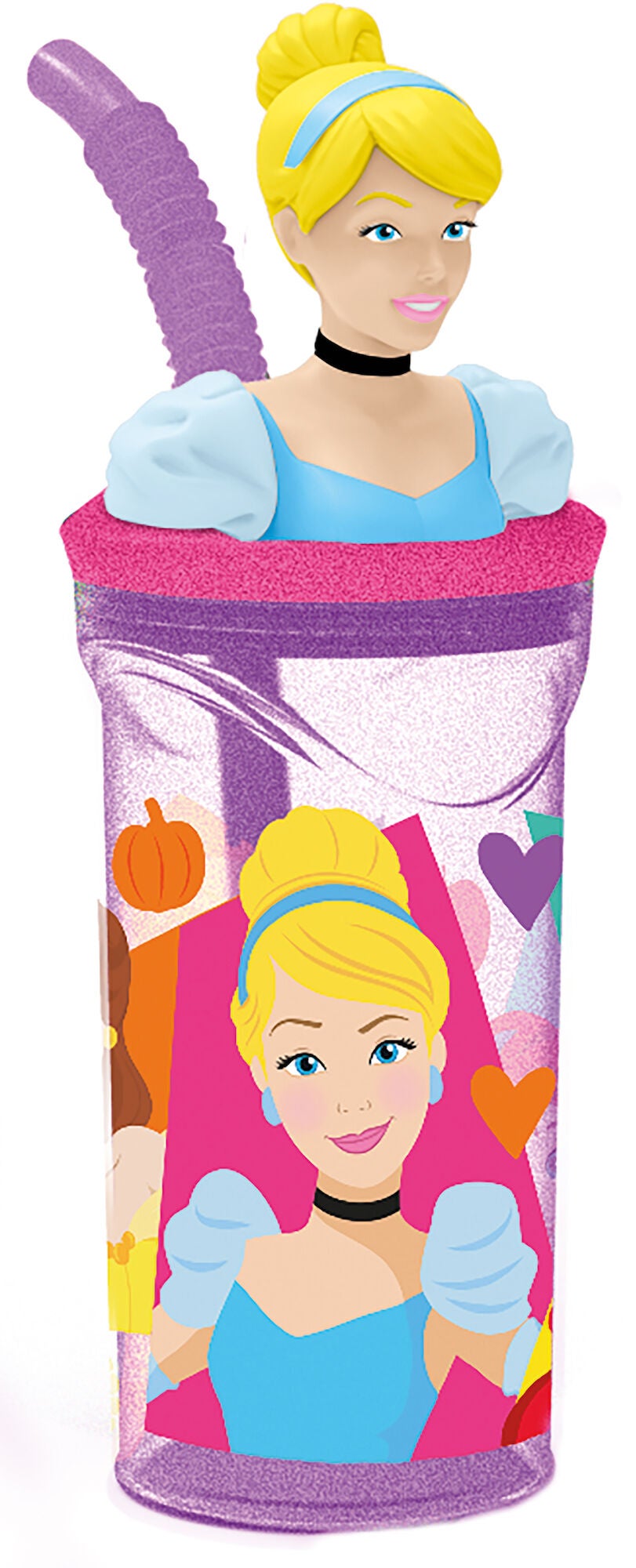 Disney Prinzessinnen Wasserflasche 3D Figur Tumbler 360 ml von Disney Prinzessin