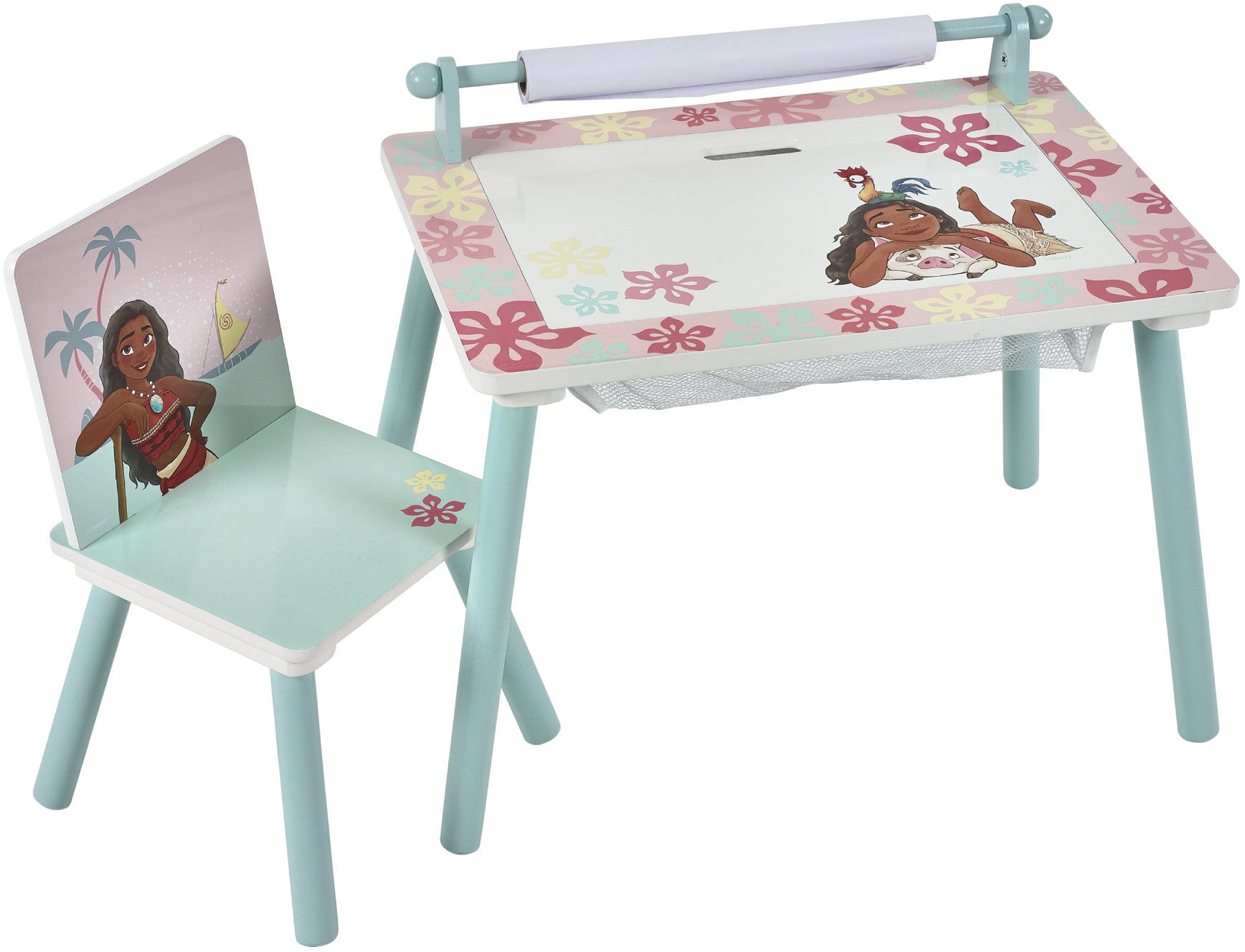 Disney Vaiana Schreibtisch mit Stuhl, Blau von Disney Prinzessin