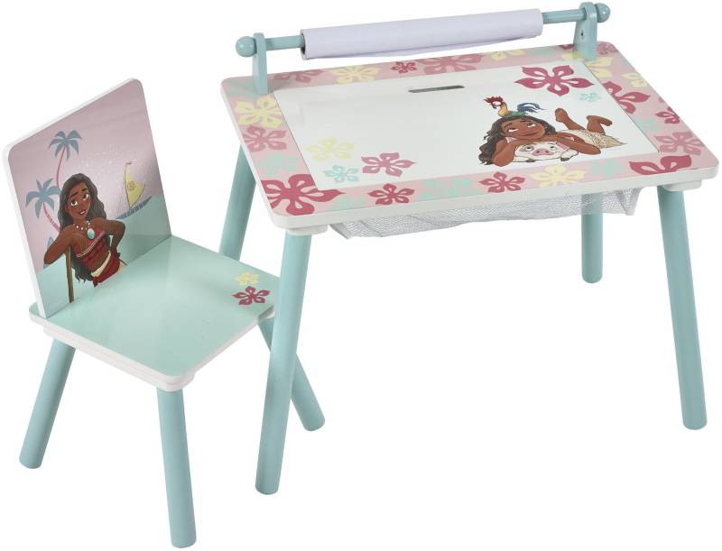 Disney Vaiana Schreibtisch mit Stuhl, Blau von Disney Prinzessin