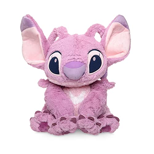 Disney Store Angel Plüschtier, mittelweich, Lilo & Stitch, 38 cm, aus weichem Stoff und bestickten Eigenschaften, geeignet ab 0 Jahren von Disney