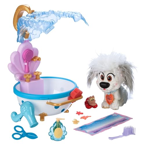 Disney Store Offizielles Max Spielset, Arielle die Meerjungfrau, 14-teilig, Set mit Prinz Erics Hirtenhund Max, Badewanne, Sebastian und mehr – Geeignet ab 3 Jahren von Disney Store