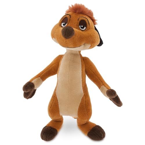 Disney Store Offiziell Timon Kuscheltier, Der König der Löwen, 25cm, Kleiner Kuscheltier Charakter für Kinder, Geeignet ab 0 Jahren von Disney Store