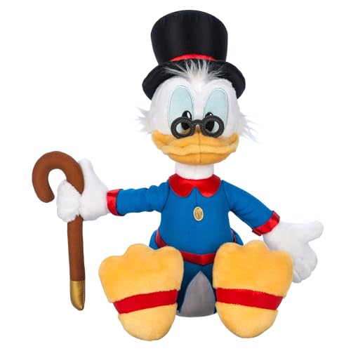 Disney Store Official - DuckTales - Onkel Dagobert - Kuscheltier - 38 cm/15'' - Dagobert Duck - Detaillierte Ausarbeitung - Mit Twilljacke, Hut und Accessoires von Disney Store