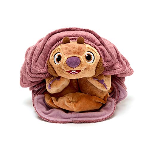 Disney Store Kleines Kuscheltier Baby Tuk Tuk aus Raya und der letzte Drache, 22 cm / 8", knuddelige Flauschige Figur mit Stickereien, für alle Altersstufen geeignet von Disney Store