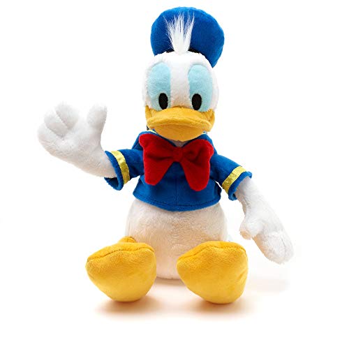 Disney Store Kleines Kuscheltier Donald Duck, 32 cm / 12”, knuddelige Klassische Spielzeugfigur traditionellen Matrosenanzug, für alle Altersstufen geeignet von Disney Store