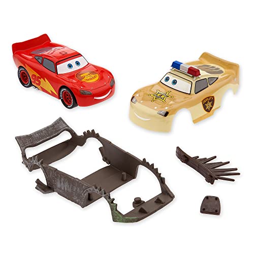 Disney Store Lightning McQueen Offizielles Die-Cast-Spielzeugauto aus Pixar Cars on The Road, Rennautos zum Aufziehen für Kinder, geeignet ab 3 Jahren von Disney Store