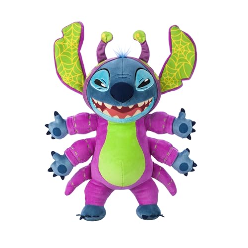 Disney Store Offizielles Stitch Halloween Kuscheltier, Lilo & Stitch, 40cm, Lustiger, kuscheliger Alien mit Vier Armen, Detaillierte Gestaltung – Geeignet ab 0 Jahren von Disney Store