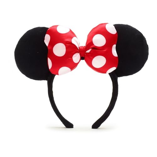 Disney Store Minnie Maus Klassisches Ohren-Stirnband für Erwachsene, Unisex-Zubehör mit Punkte-Schleife von Disney Store