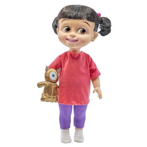 Disney Store Official - Die Monster AG - Buh - Puppe - 38 cm/15" - Disney Animators' Collection - Spielzeug mit echt wirkenden Haaren und pinkem Oberteil - Für Kinder ab 3 Jahren geeignet von Disney Store