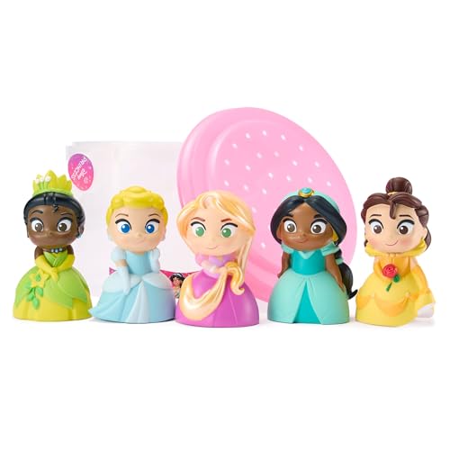 Disney Store Official - Disney Prinzessinnen - Badespielzeugset - 5 Teile - Belle, Cinderella, Jasmin, Rapunzel und Tiana - Eimer mit Siebdeckel - Spielzeug für Bad oder Planschbecken - Ab 6 Monaten Disney Store Official - Disney Prinzessinnen - Badespielzeugset - 5 Teile - Belle, Cinderella, Jasmin, Rapunzel und Tiana - Eimer mit Siebdeckel - Spielzeug für Bad oder Planschbecken - Ab 6 Monaten von Disney Store