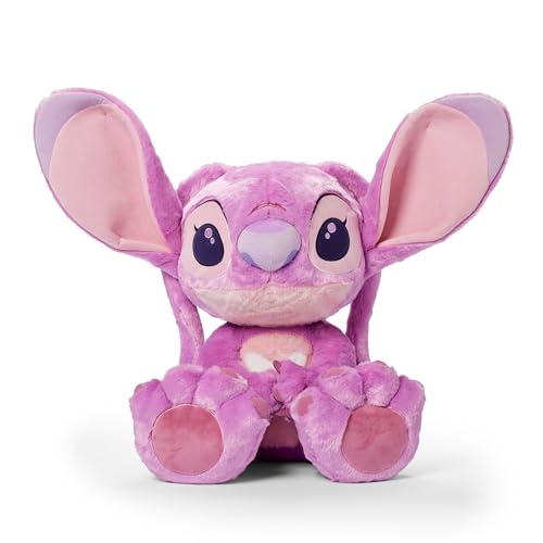 Disney Store Official - Lilo & Stitch - Angel - Big Feet Kuscheltier - 45 cm/18" - Knuddeliges rosafarbenes Plüsch-Alien - Stofftier - Ab der Geburt geeignet von Disney Store