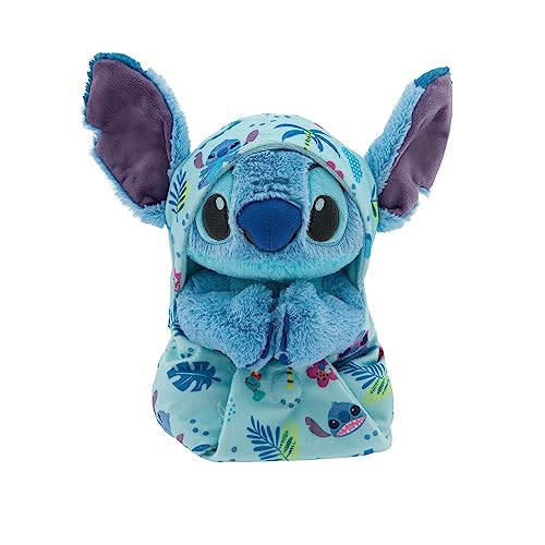 Disney Store Official - Lilo & Stitch - Baby Stitch - Kuscheltier - 27 cm/11" - Blaues Baby-Alien-Plüschtier mit Abnehmbarer Decke - Ab der Geburt geeignet - Ab 0 Jahren von Disney Store