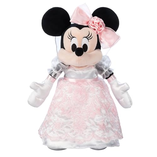 Disney Store Official - Minnie Maus als Braut - Kuscheltier - 30,5 cm/12" - Plüschmaus im Hochzeitskleid - Verlobungs- oder Hochzeitsgeschenk - Ab der Geburt geeignet - Ab 0 Jahren von Disney Store