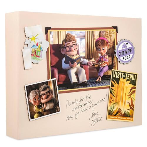 Disney Store Official - Pixar - Oben - Carl und Ellie - Fotoalbum - 23,5 x 30 cm (Höhe x Breite) - Ringgebundenes Buch - Mit 50 Blättern/für 100 Fotos von Disney Store