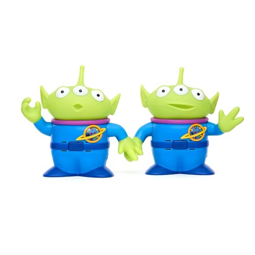 Disney Store Official - Pixars Toy Story - Aliens - Interaktive sprechende Actionfigur - 16 cm/6" - 2 Alien Spielzeuge - Über 15 englische Sätze - Interagiert mit Anderen Charakteren - Ab 3 Jahren von Disney Store