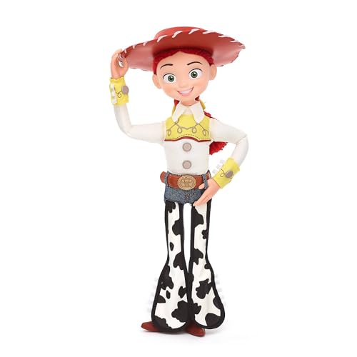 Disney Store Official - Pixars Toy Story - Jessie - Interaktive sprechende Actionfigur - 36 cm - Cowgirl-Puppe mit Zugband - Über 15 englische Sätze - Interagiert mit anderen Charakteren - Ab 3 Jahren von Disney Store