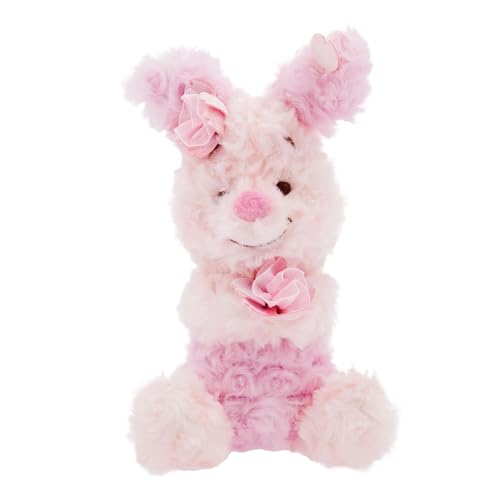 Disney Store Official - Winnie Puuh - Ferkel - Kuscheltier - 25 cm/8" - Sakura Kollektion - Rosa Schweinchen-Kuscheltier mit Kirschblüten-Details - Ab der Geburt geeignet - Ab 0 Jahren von Disney Store