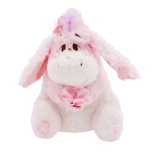 Disney Store Official - Winnie Puuh - I-Aah - Kuscheltier - 27 cm/11" - Sakura Kollektion - Rosa Esel-Kuscheltier mit Kirschblüten-Details - Ab der Geburt geeignet - Ab 0 Jahren von Disney Store