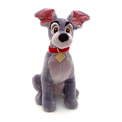 Disney Store Offiziell Mittelgroßes Kuscheltier Strolch aus Susi und Strolch, 42 cm, kuscheliges Hündchen mit Flauschigen Ohren, aufgestickten Augen und Stoffhalsband, geeignet für alle Altersstufen von Disney