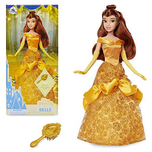 Disney Store Offiziell Prinzessin Belle Klassische Puppe, Die Schöne und das Biest, 29cm, Beinhaltet Abendhandschuhe und Bürste, Vollständig Beweglich, Glitzer-Outfit, Geeignet ab 3 Jahren Disney Store Offiziell Prinzessin Belle Klassische Puppe, Die Schöne und das Biest, 29cm, Beinhaltet Abendhandschuhe und Bürste, Vollständig Beweglich, Glitzer-Outfit, Geeignet ab 3 Jahren von Disney Store