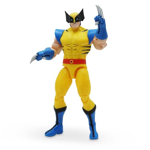 Disney Store Offizielle Sprechende Actionfigur Wolverine, X-Men, 34,5cm, Marvel Ikonischer Mutant im Klassischen Kostüm mit Einziehbaren Klauen und Soundeffekten - Geeignet ab 3 Jahren von Disney Store