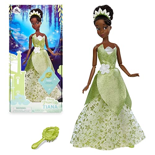 Disney Store Offizielle Tiana-Puppe für Kinder, Küss den Frosch, 29 cm, vollbewegliche Puppe im Maskenball-Kleid mit ausgearbeiteter Haarbürste, geeignet ab 3 Jahren Disney Store Offizielle Tiana-Puppe für Kinder, Küss den Frosch, 29 cm, vollbewegliche Puppe im Maskenball-Kleid mit ausgearbeiteter Haarbürste, geeignet ab 3 Jahren von Disney Store