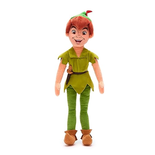 Disney Store Offizieller Peter Pan Mittelgroßes Kuscheltier, 48 cm, Plüschfigur mit Gedrucktem Gesicht, Geeignet ab Geburt von Disney Store