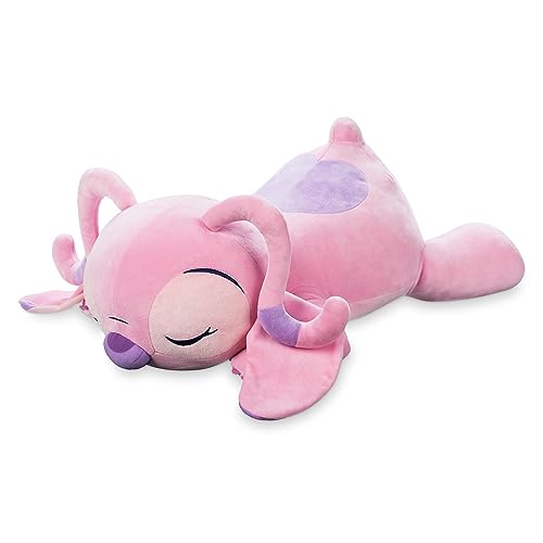 Disney Store Offizielles Angel Cuddleez Großes Kuscheltier, Lilo & Stitch, 20 cm, Kuscheltierkissen als Plüschpuppe, Sammelbar von Disney Store