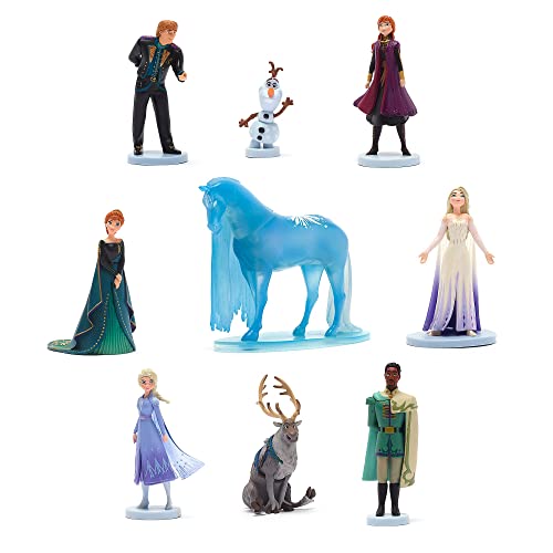 Disney Store Offizielles Deluxe-Figurenspielset Die Eiskönigin 2, 9-teilig, mit Königin Anna, Eiskönigin ELSA in Reisekleidung, Mathias, Nokk, Sven, Olaf und Kristoff, ab 3 Jahren Disney Store Offizielles Deluxe-Figurenspielset Die Eiskönigin 2, 9-teilig, mit Königin Anna, Eiskönigin ELSA in Reisekleidung, Mathias, Nokk, Sven, Olaf und Kristoff, ab 3 Jahren von Disney Store