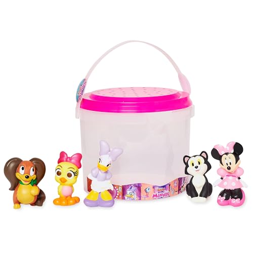 Disney Store Offizielles Minnie Maus Badespielzeugset für Kinder, 6-teilig, Wasserspielzeug-Set mit Minnie, Daisy, Klarabella, Figaro, Fifi und Cuckoo Loca in Tragetasche – Geeignet ab 3 Jahren von Disney Store