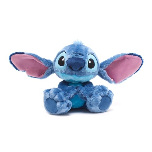 Disney Store Offizielles Stitch Big Feet Kuscheltier, Lilo & Stitch, 44 cm, Kleiner Kuscheliger Alien als Plüschfigur für Kinder, Geeignet Ab 0 Jahren von Disney Store