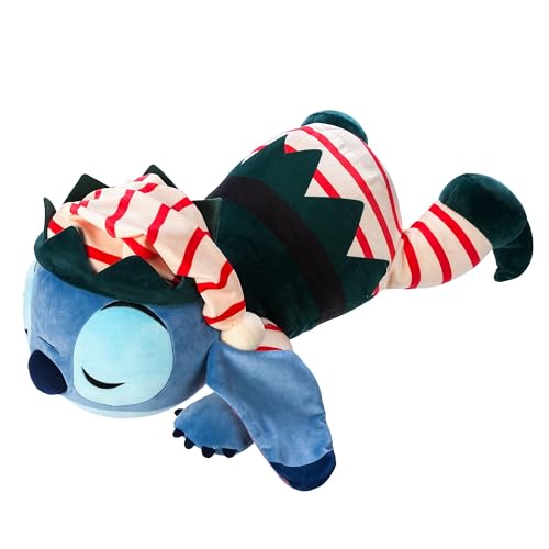 Disney Store Offizielles Stitch Festliches Cuddleez Kuscheltier, Lilo & Stitch, 61cm, Großes kuscheliges Plüschtier, Geeignet ab 0 Jahren von Disney Store