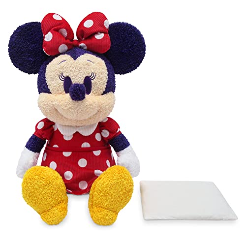 Disney Store Offizielles beschwertes mittelgroßes Kuscheltier Minnie Maus, 36 cm, Plüschtier mit herausnehmbarem Gewicht, Stickereien, gefüllte Minnie Maus aus weichem Stoff, für alle Altersstufen von Disney Store