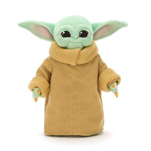 Disney Store Official - The Mandalorian - Grogu - Mini Bean Bag Kuschelpuppe - 20 cm/8" - Knuddelige Baby Yoda Kuschelpuppe - Ab der Geburt geeignet von Disney Store