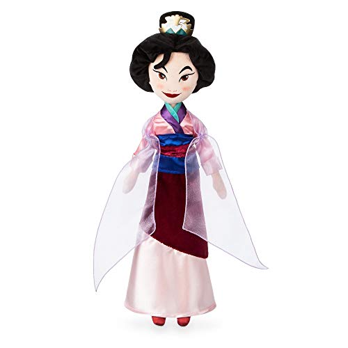 Disney Store Stoffpuppe Mulan, 51 cm / 20", Puppe mit hochgestecktem Haar, plastischem Blumenkamm und gestickten Gesichtszügen, für alle Altersstufen geeignet von Disney Store