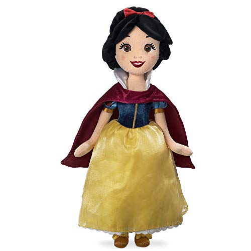 Disney Store Stoffpuppe Schneewittchen, 46 cm / 18", Prinzessinnenpuppe mit gestickten Gesichtszügen und klassischem Barockkleid, für alle Altersstufen geeignet von Disney Store