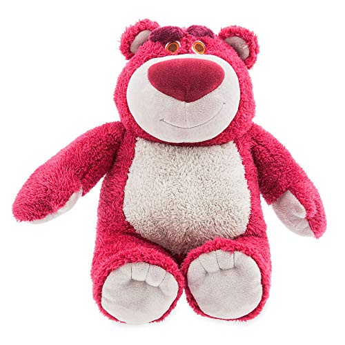 Disney Store Stofftier Lotso Knuddelbär, Toy Story, 34 cm / 13", Kuscheltier aus weichem Plüschmaterial mit Stickereien und Erdbeergeruch, für alle Altersstufen geeignet von Disney Store