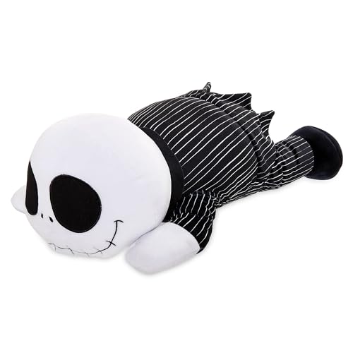 Disney Store Offizielles Jack Skellington Cuddleez Kuschelpuppe, Tim Burton's Nightmare Before Christmas, 62cm, Kuscheliges Plüsch mit weicher Füllung von Disney Store