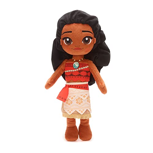 Disney Store Offizielle Vaiana Plüschpuppe für Kinder, 35 cm, Kuschelige Klassische Figur, Polynesische Prinzessin in ikonischem Outfit mit Stickdetails von Disney Store