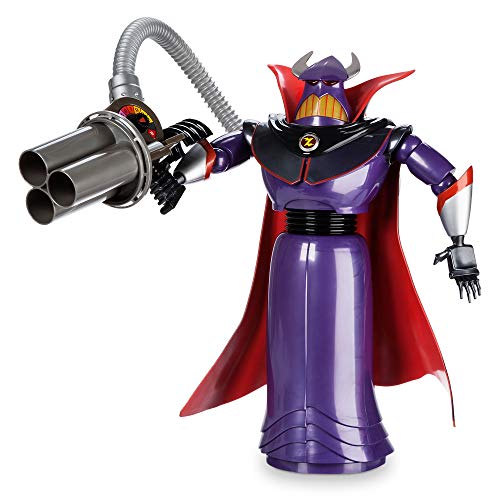 Disney Store Zurg Offizielle Interaktive sprechende Actionfigur aus Toy Story, mit über 14 englischen Sätzen, interagiert mit Anderen Figuren, Mund und Augen leuchten beim Sprechen, ab 3 Jahren von Disney Store