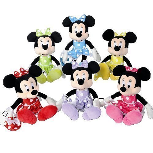 Walt Disney Plüschtier I Love Minnie 25 cm 6 Stück zum Aufhängen (6 m von Disney