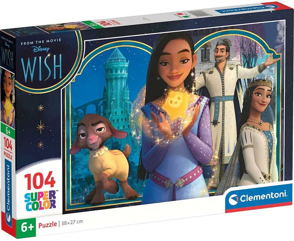 Clementoni Super Color Disney Wish Puzzle 104 Teile von Disney Wish